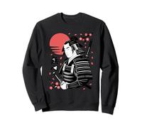 Mushin Zen Warrior con Katana Cherry Blossom Sun Felpa