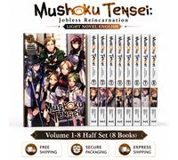 Mushoku Tensei Light Novel Inglese Vol. 1-26 Completo Softcover