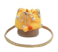 Mushroom Bag for Women Mushroom Small Bag for Purse Knitted Shoulder Bag Cute Knitted Coin Purse Adorable Mushroom Handbag Fashion Tote Stylish Mini Yarn Purse Portable Multifunctional Purse