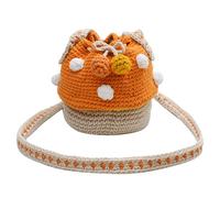 Mushroom Bag for Women Mushroom Small Bag for Purse Knitted Shoulder Bag Cute Knitted Coin Purse Adorable Mushroom Handbag Fashion Tote Stylish Mini Yarn Purse Portable Multifunctional Purse