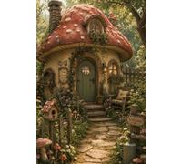Mushroom Cottage Journal: A Whimsical Cottagecore Notebook Inspired by Fairy Gardens, Forest Magic, and Cozy Woodland Homes