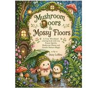Mushroom Doors & Mossy Floors: A Cozy Woodland Coloring Book with Tiny Forest Spirits, Mushroom Homes and Gentle Nature Magic