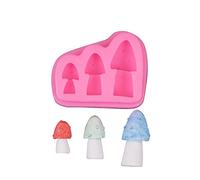 Mushroom Fondant Mold Candy Cake Shapes Silicone Molds for Chocolate Decoration Cupcake Baking