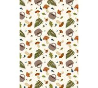 Mushroom Foraging Journal - 6x9 Woodland-Themed Notebook with Hand-Drawn Mushroom & Foraging Art | 120+ Page Lined Journal for Nature Lovers, Herbalists & Outdoor Notes | Perfect Gift