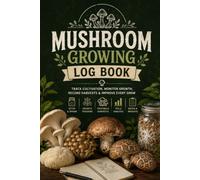 Mushroom Growing Log Book for Beginners and Hobby Growers: A Complete Cultivation Journal for Tracking Spawn, Substrates, Harvests, Yields, and Growing Progress