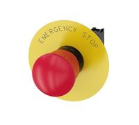 Mushroom head emergency stop button, screw terminal connection, 3SU1100-1HB20-1CG0