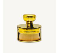 Mushroom Head Powder Brush, Multi-Use Face & Nail Dust Brush for Loose Powder (Gold)