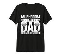 Mushroom Hunter Dad The Idol Funghi Picker Cacciatore di Funghi Maglietta Premium