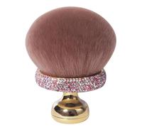 Mushroom Makeup Brush, Loose Powder Blush Brush, Compact Concealer Applicator, 3.78 inches Smooth Application Travel Accessories for Women, Girls, Mom and Daughter
