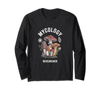 Mushroom Nerd Fungi Science Mycology Researcher Maglia a Manica