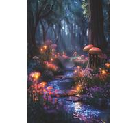 Mushroom Notebook: Mushroom Notebook - Nature Forest Magic Themed Journal for Writing, Notes, Sketching & Creative Expression, Ruled Notebook, 6x9 Softcover, 110 Pages