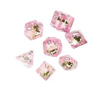 Mushroom Party Dice Set, Cartoon Polyhedral Dice, Sturdy Role Playing Cube Pack, 0,63 x 0,63 pollici Fun Tabletop Game, tavolo cubi per bambini e adulti