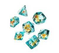 Mushroom Party Dice Set, Cartoon Polyhedral Dice, Sturdy Role Playing Cube Pack, 0,63 x 0,63 pollici Fun Tabletop Game, tavolo cubi per bambini e adulti