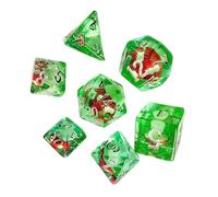 Mushroom Party Dice Set, Cartoon Polyhedral Dice, Sturdy Role Playing Cube Pack, 0,63 x 0,63 pollici Fun Tabletop Game, tavolo cubi per bambini e adulti