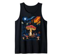 Mushroom Starry Night - Van Gogh Inspired Tee Canotta