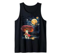 Mushroom Starry Night - Van Gogh Inspired Tee Canotta