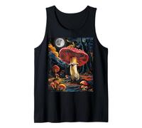 Mushroom Starry Night - Van Gogh Inspired Tee Canotta