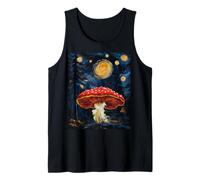 Mushroom Starry Night - Van Gogh Inspired Tee Canotta