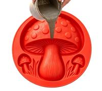 Mushroom Stepping Stone Mould - Silicone | 13.78 Inch Concrete Paver Form