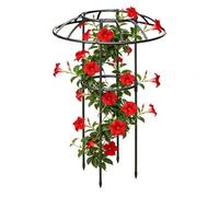 Mushroom Top Flower Trellis - Decorative Rustproof Climbing Plants Support, Vertical Umbrella Extension Frame | PP Coated Iron Pipe Tower, Vegetable Vine Clematis Jasmine Pothos Hydrangeas, Gear