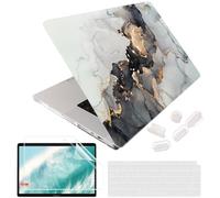 MUSHUI 4 in 1 Custodia per Macbook Pro 14 Pollici 2024-2021 M4 M3 M2 M1 Pro Max A3112 A3185 A3401 A2918 A2992 A2779 A2442, Ultra Sottile Cover Rigido in Plastica, X42-Hot-2