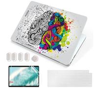 MUSHUI 4 in 1 Custodia per Macbook Pro 14 Pollici 2024-2021 M4 M3 M2 M1 Pro Max A3112 A3185 A3401 A2918 A2992 A2779 A2442, Ultra Sottile Cover Rigido in Plastica, X42-Hot-4
