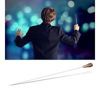 Music Baton Professional Music Baton, Conduct Orchestra Conductor con Comodo Sentimento di Mano e Buon Equilibrio - Ideale per il Direttore della Musica, Insegnante (BLACK) (YELLOW)