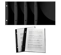 Music Binder - 6 Pezzi Cartelle Musicali A4,Cartelle Display Archiviazioni Documenti Per Musica - Per Opere D'Arte, Fotografie, Corale, Tromba, E Coro