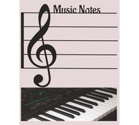 Music Blank Sheet Book | Journal: Music Manuscript Notebook for composers, learners, scribble notes | Manuscript Paper | 150 pages | 8 X 10 | Paperback
