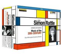 Music Blu-Ray Simon Rattle: Conducts And Explores Music Of The 20th Century (3 B