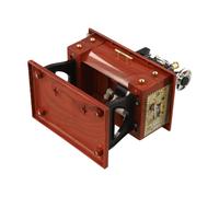 Music box macchina da cucire marrone con design a pedale tempo 14x8,5x18 c