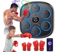 Music Boxing Machine, 2025 Nuovo Macchina di Boxe Musicale Intelligente con 9 Velocità e Modalità di Allenamento, Supporta Bluetooth, Contatore Automatico, Tira Pugni Boxe Parete per Adulti e Bambini