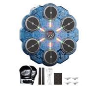 Music Boxing Machine, 9-Speed High-Intensity Performance Wall-Mounted Punching-Machine, Adults Boys-Men Home-Gym Workout Fitness Training-Use For Indoor Doorway Apartment Home Use Full Body Training