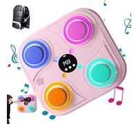 Music Boxing Machine, Boxing Workout Machine, Musical Boxing Machine with Gloves, Wall Mounted Punching Machine, Light Training Boxing Trainer, Rechargeable Sport Toy for Adults, Fun Workout Exercise
