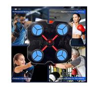 Music Boxing Machine per Bambini e Adulti - Macchina da Boxe Musicale con Guanti