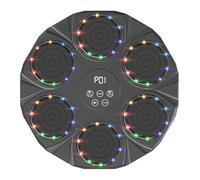 Music Boxing Machine,Wall-Mounted Bluetooth Boxing Machine with Music with Gloves,LED Color Light, Bluetooth, 6 Speeds & 9 Modes Automatic Counting for Adults Kids (A)