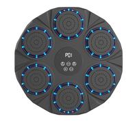 Music Boxing Machine,Wall-Mounted Bluetooth Boxing Machine with Music with Gloves,LED Color Light, Bluetooth, 6 Speeds & 9 Modes Automatic Counting for Adults Kids (B)