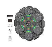 Music Boxing Machine - Wireless Interactive Trainer, Smart Electronic Wall Punching Device, Kids Workout Toy, Fitness Exercise Station, Musical Light Exercise Equipment | Fun Active Training Solution