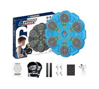 Music boxingMachine - 34x34cm Sound Punching Borse, gioco di boxeluminoso a LED, allenatore di boxeportatile con ricarica senza coordinamento | Attrezzatura per il fitness divertente per la palestr