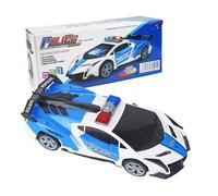 Music Car Toy, Light Up Vehicle, Rotating Sensory Toys, Portable Transform Design, Color Recognition Enhancer, Early Learning Play, Interactive Entertainment, Kids Development, Home Travel Fun
