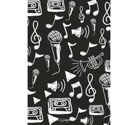 Music Design Dot Grid Notebook: 100 Dot Grid Pages | Elegant Musical Pattern Journal for Writing, Planning & Creativity