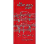 Music Diary 2024 - red - Diary - Boosey & Hawkes (BH 14056)