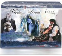 Dvd Via Della Musica (La): Rigoletto, Traviata, Tosca Nei Luoghi (CE) (4 Dvd+Lib