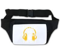 Music Fathoms The Sky Artist - Marsupio con slogan dell'artista, colore: bianco, bianco, Taglia unica