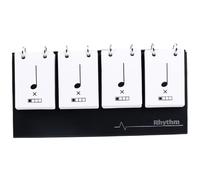 Music Flash Cards, Music Theory Rhythm Flash Cards Note Training Card Education Migliora la lettura della vista e terminologia musicale per bambini per bambini, White