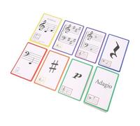 Music Flash Shote, Piano Note Flash Cards Music Learning Cards a Doppio Lato Laminato con Colori Vivaci di Grandi Dimensioni per la Terminologia della Musica Cantante a Vista