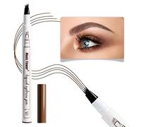 Music Flower Matita Sopracciglia Liquida Impermeabile, Microblading per Schizzi Fini, Marrone Rossastro