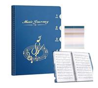 Music Folder - A4 Music Sheet Storage Binder, Choral Holder Folder for Presentation, Business, School, Work, Band, Choral, Travel, Meeting Room, Performance Use, 10.04x12.6 Inches