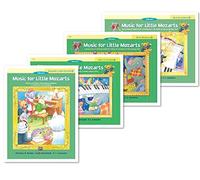 Music for Little Mozarts, Level 2: 4 Books Set (Lesson Book 2, Workbook 2, Recital Book 2, Notespeller & Sight-Play Book 2)