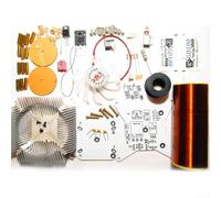 Music For Tesla Coil Plasma Speaker Kit fai da te | Modello sperimentale di trasmissione audio wireless con alimentatore da 24 V e 3 aghi di scarico, saldatura necessaria per